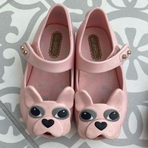 Mini Melissa Frenchie Ballet Flats (size 6)